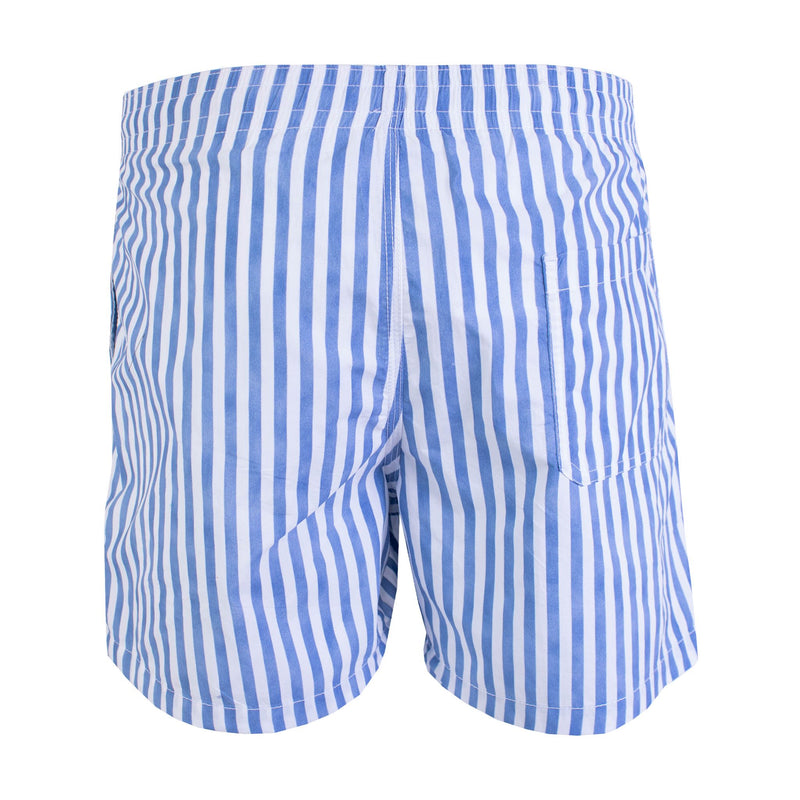 Blue Striped Swim Short