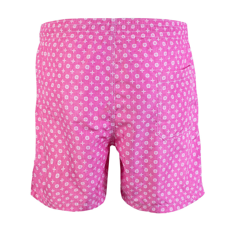 Pink Print allover Swim Short