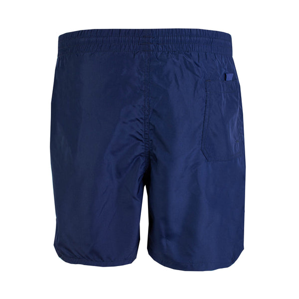 Blue Swim Short With Adjustable Strap