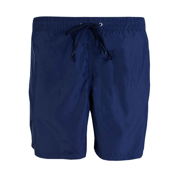 Blue Swim Short With Adjustable Strap