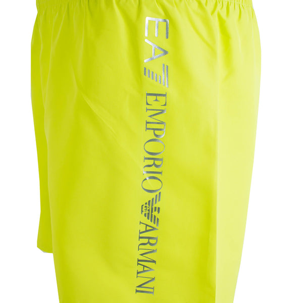 Emporio Armani EA7 Fluo Yellow Swim Shorts