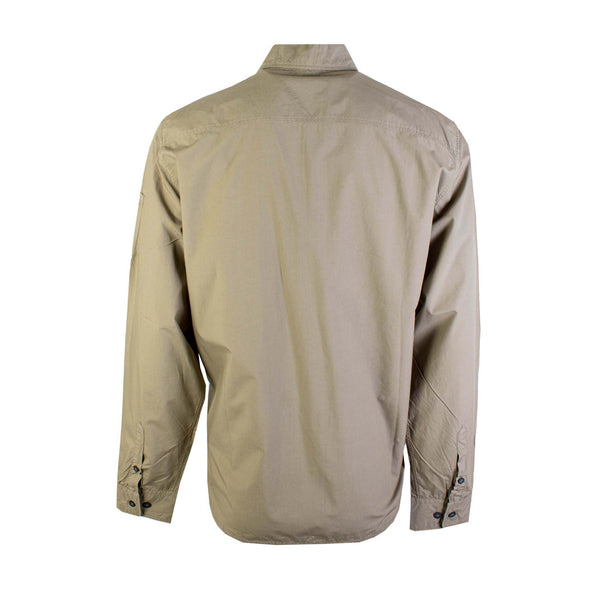 Kaki C.P Company Half Zip Over Shirt