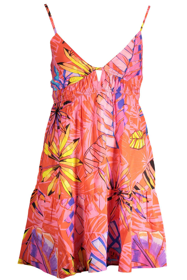 Red Polyester Dress