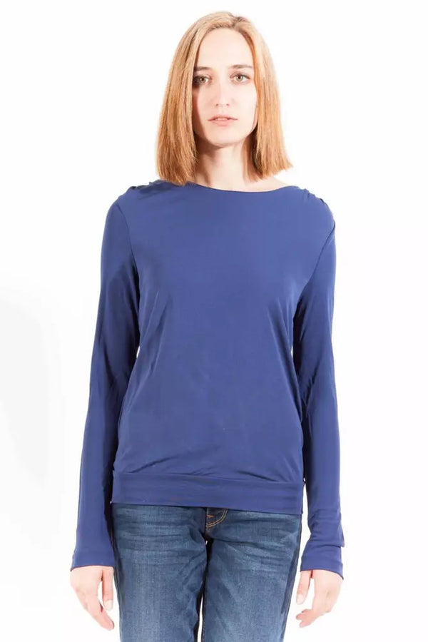 Blue Viscose Tops & T-Shirt