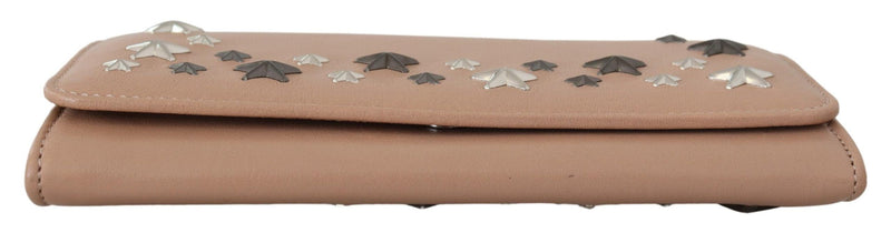 Ballet Pink Leather Nino Oltu Long Wallet