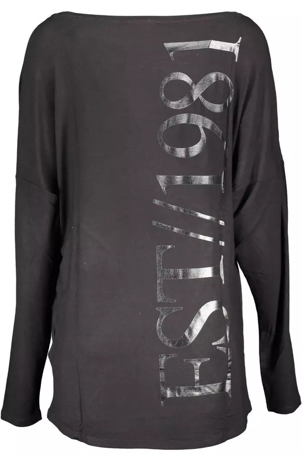 Black Viscose Tops & T-Shirt