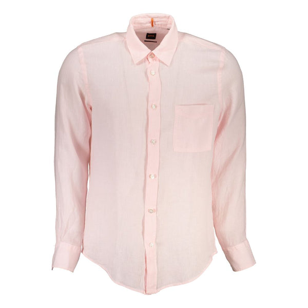 Pink Linen Shirt