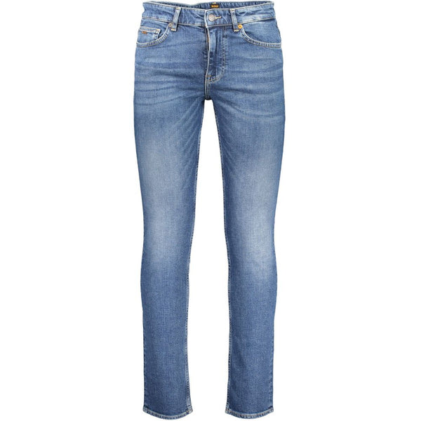 Blue Cotton Jeans & Pant