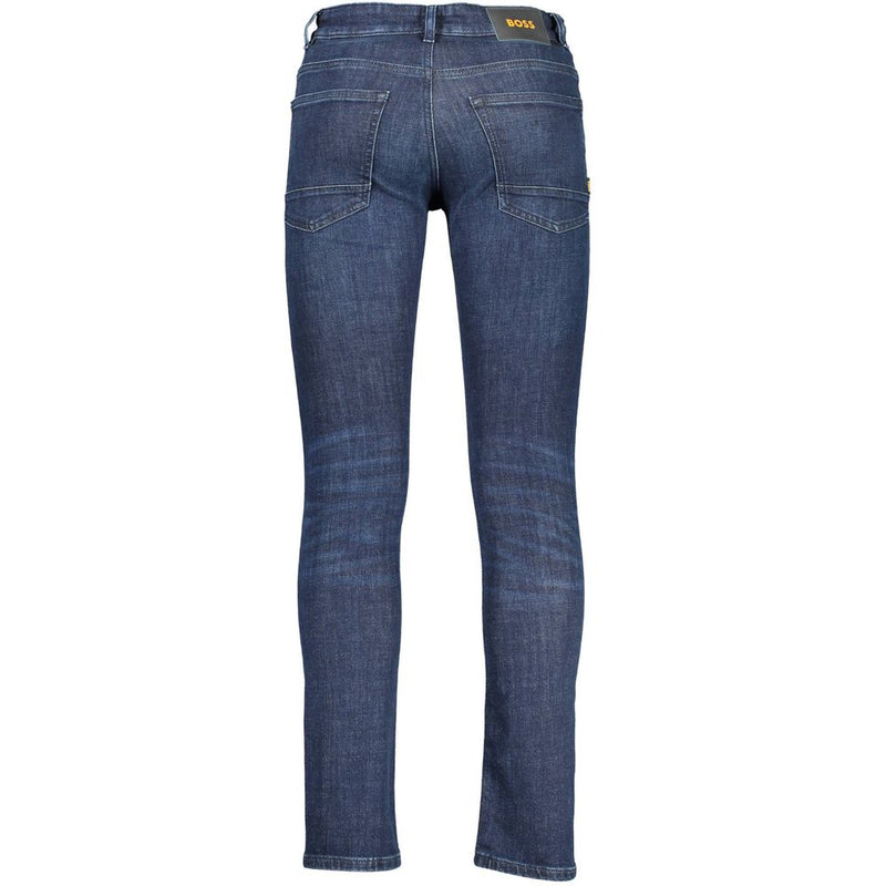 Blue Cotton Jeans & Pant