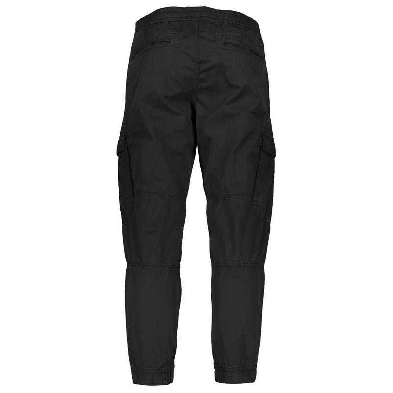 Black Cotton Jeans & Pant