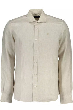 Beige Linen Shirt