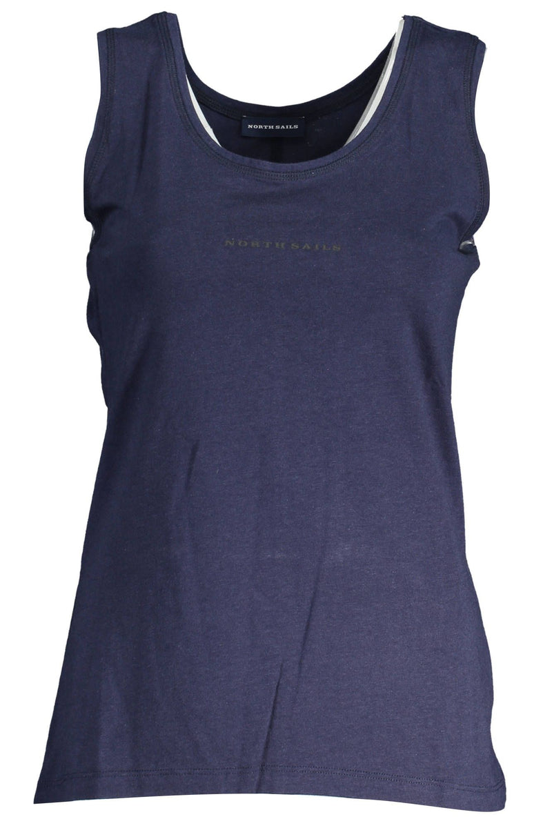 Blue Cotton Tops & T-Shirt