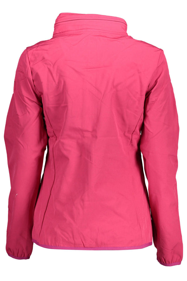 Pink Polyester Jackets & Coat