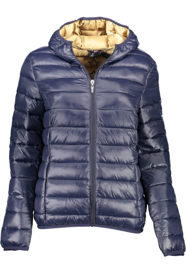 Blue Polyamide Jackets & Coat