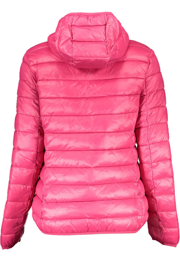 Pink Polyamide Jackets & Coat