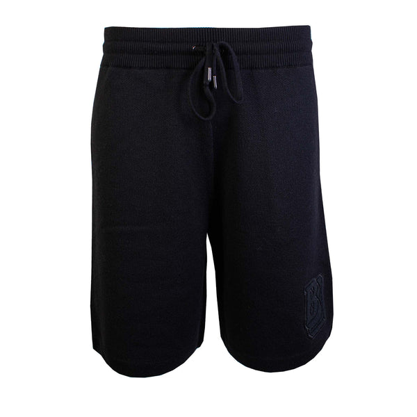 Cotton Black Sweatshort