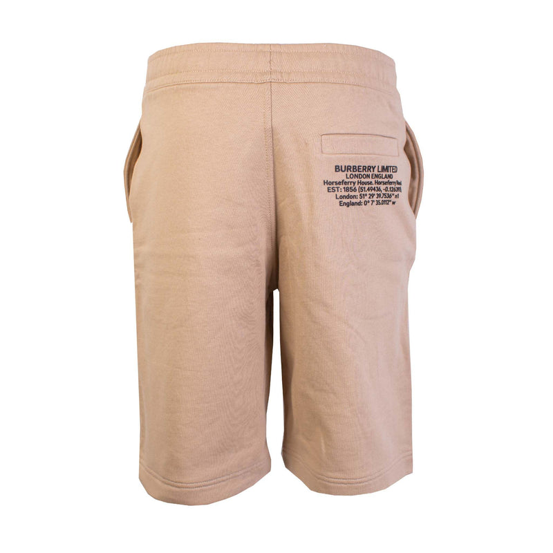 Cotton Beige Sweatshort