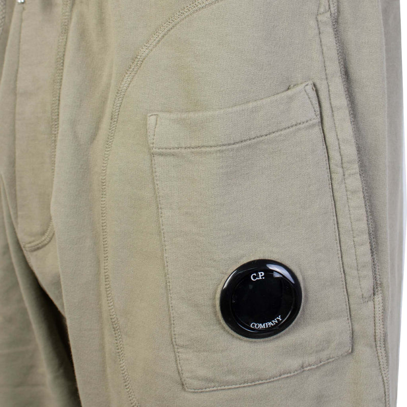 Green C.P. Company Fleece Sweatshort