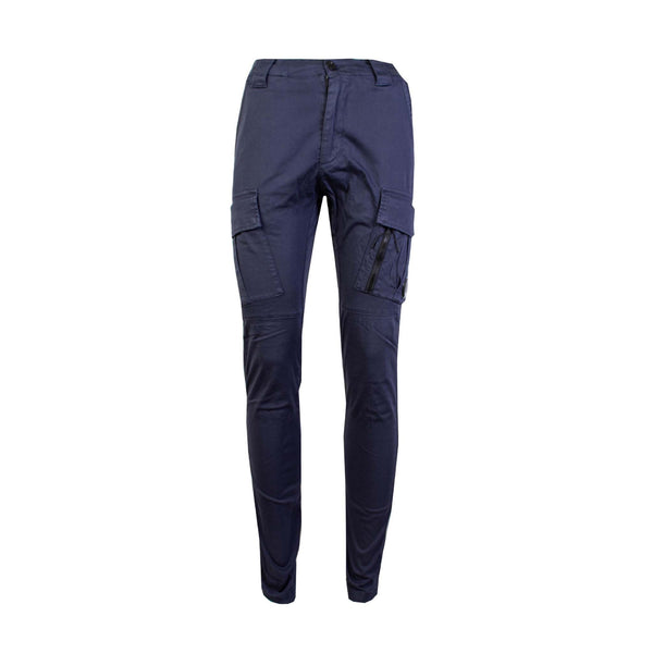 Blue Navy Cotton C.P. Company Cargo Pants