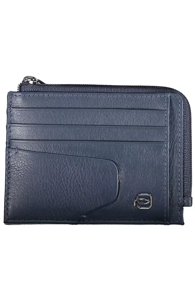 Blue Leather Wallet