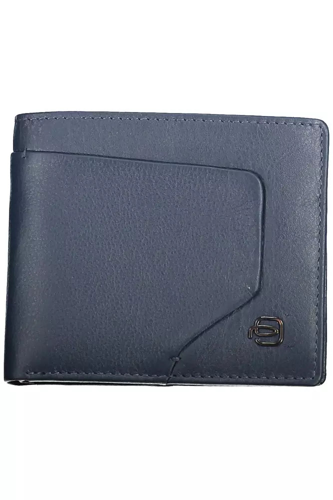 Blue Leather Wallet