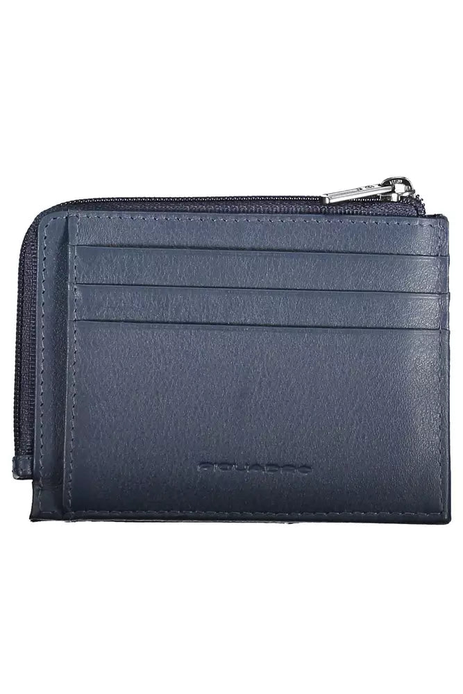 Blue Leather Wallet