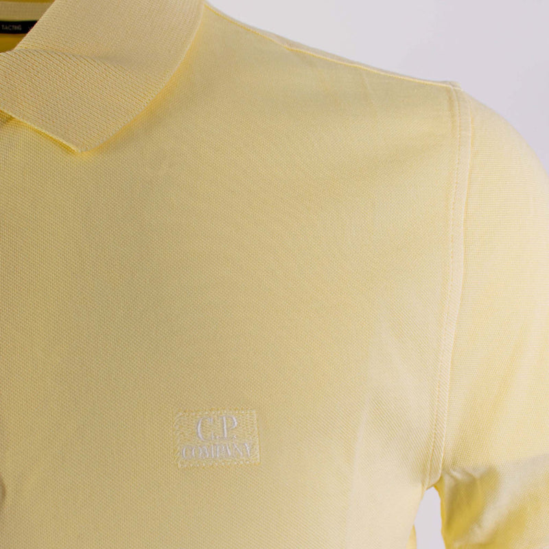 Yellow Piquet Cotton C.P. Company Polo Shirt