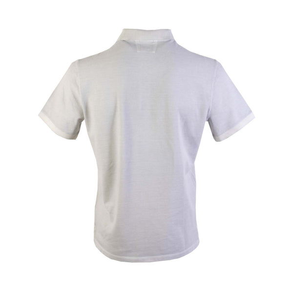 Light Grey Piquet Cotton C.P. Company Polo Shirt