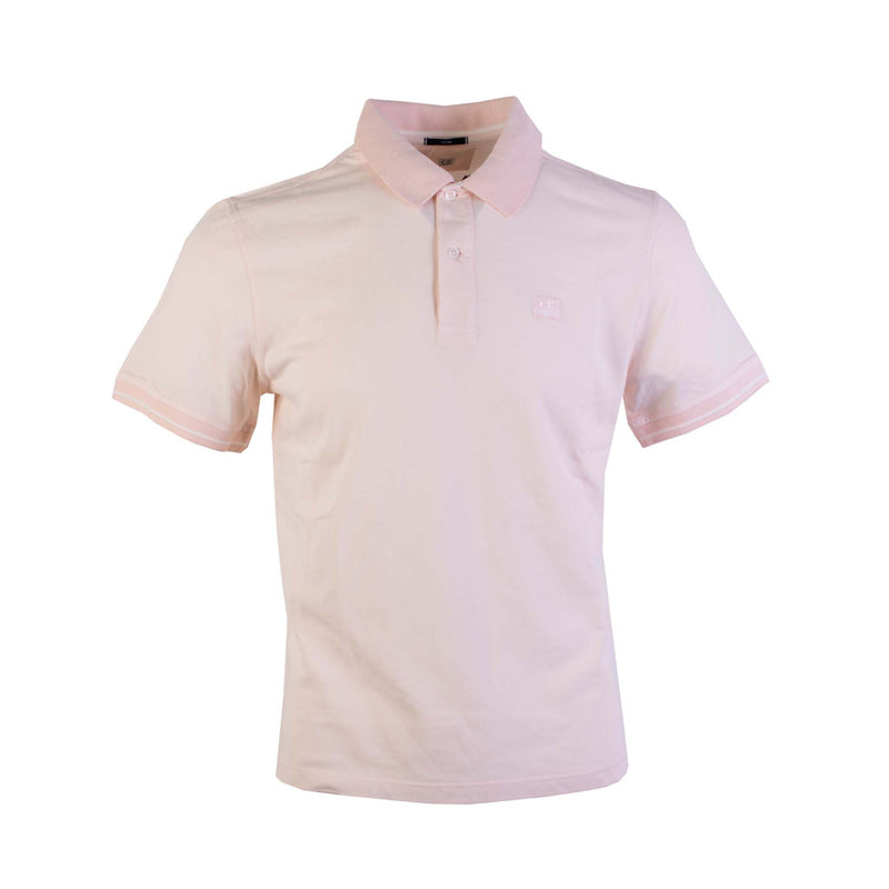 Pink Piquet Cotton C.P. Company Polo Shirt