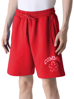 Red Cotton Short