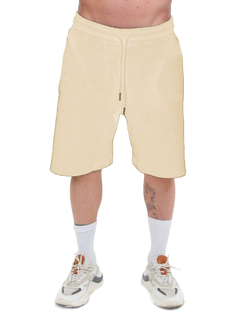 Beige Cotton Short