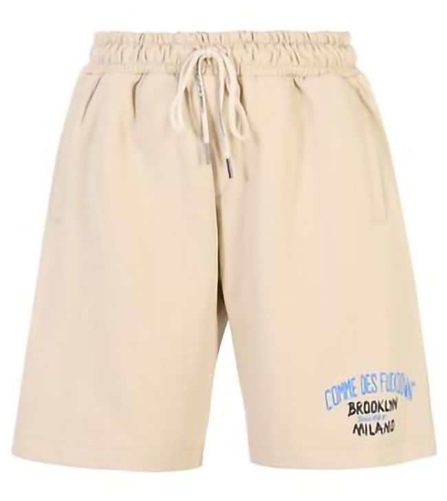 Beige Cotton Short