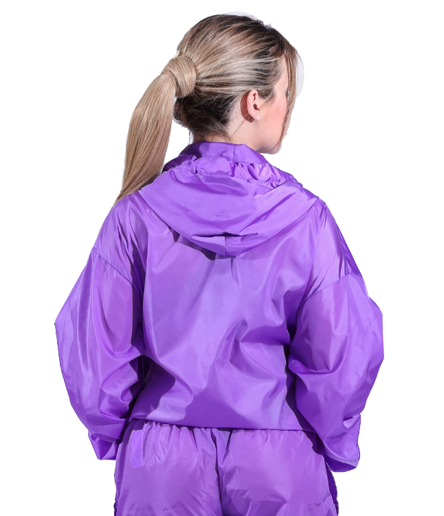 Purple Nylon Jackets & Coat