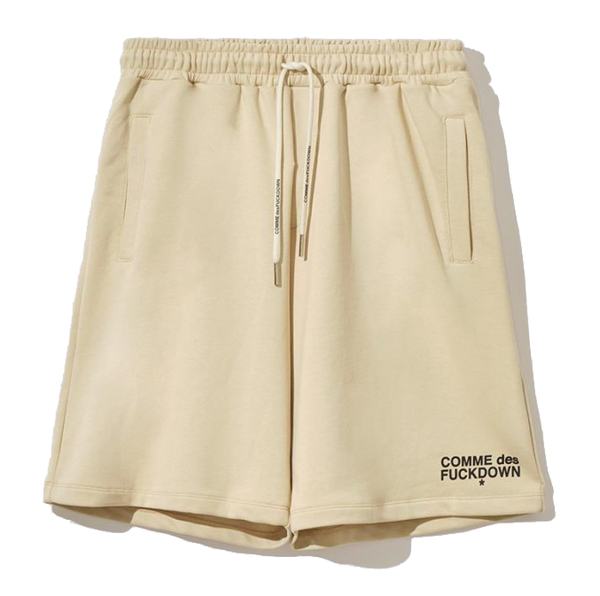 Beige Cotton Short