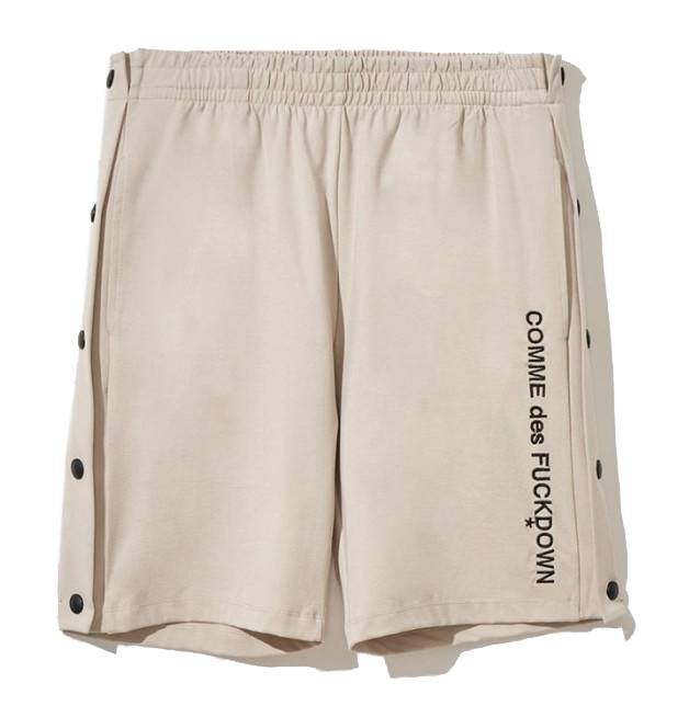 Beige Cotton Short