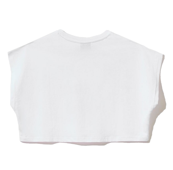 White Cotton Tops & T-Shirt