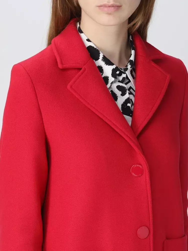 Red Wool Jackets & Coat