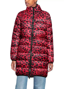 Red Polyester Jackets & Coat