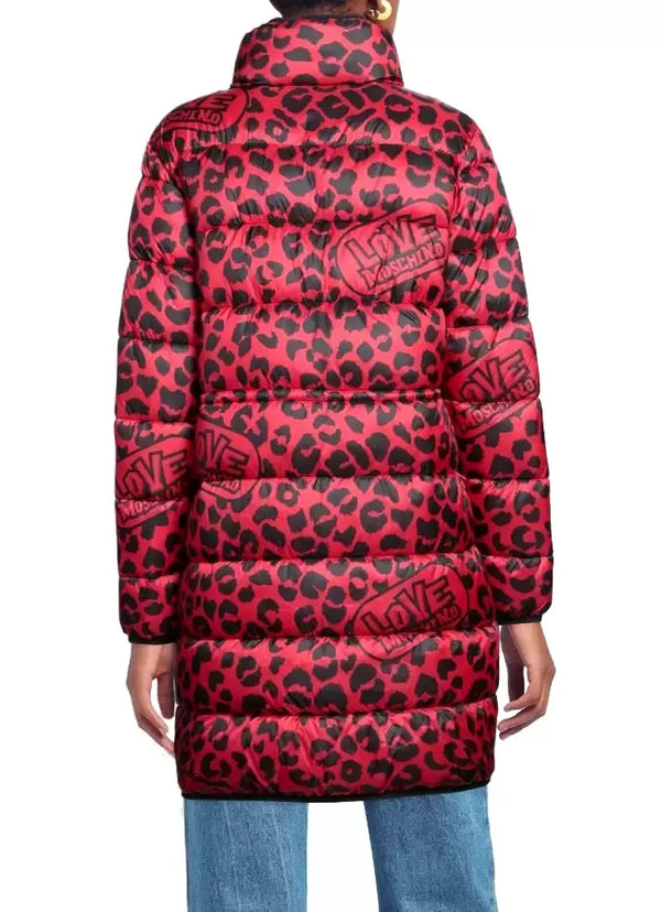 Red Polyester Jackets & Coat