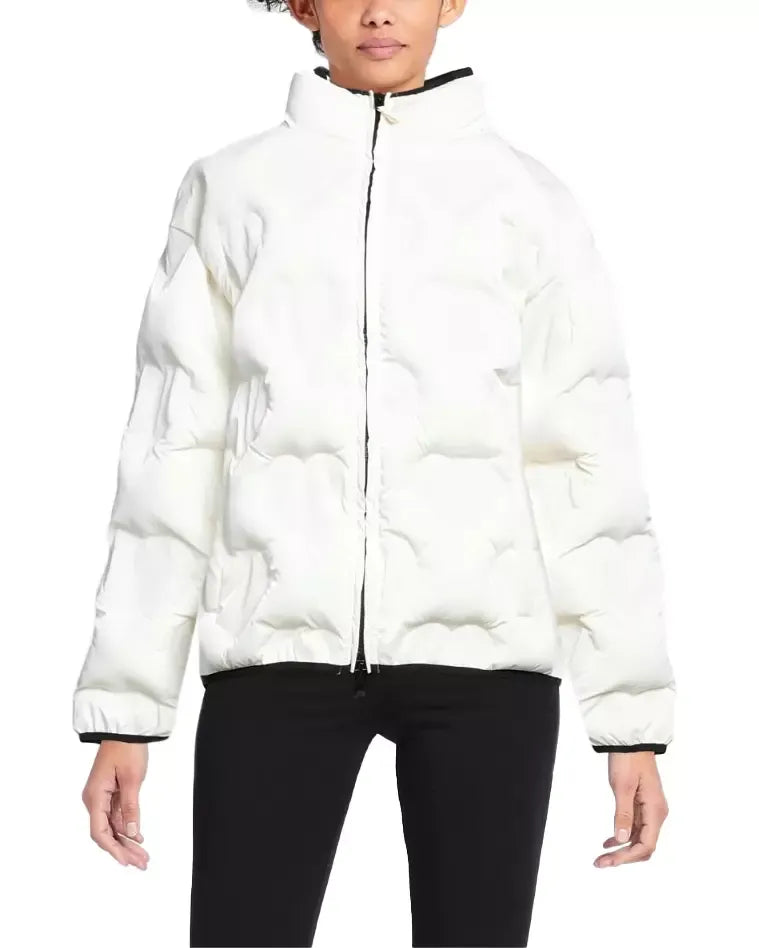 White Polyester Jackets & Coat