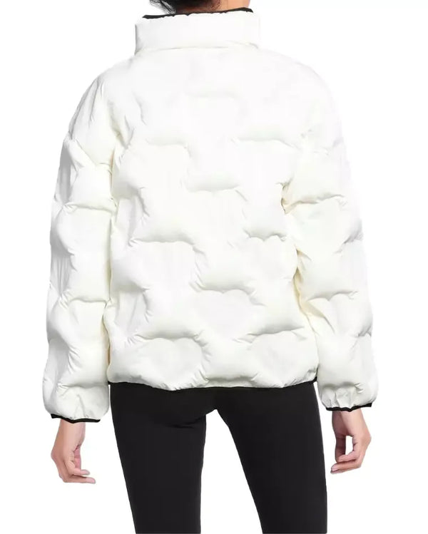 White Polyester Jackets & Coat