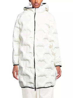 White Polyester Jackets & Coat