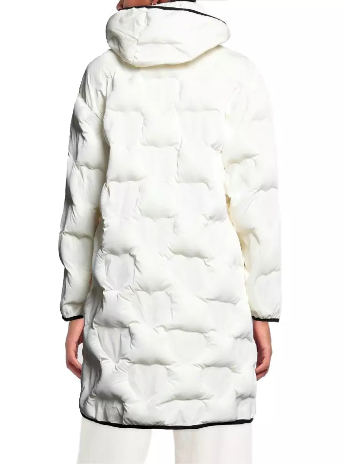 White Polyester Jackets & Coat