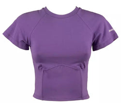 Purple Cotton Tops & T-Shirt