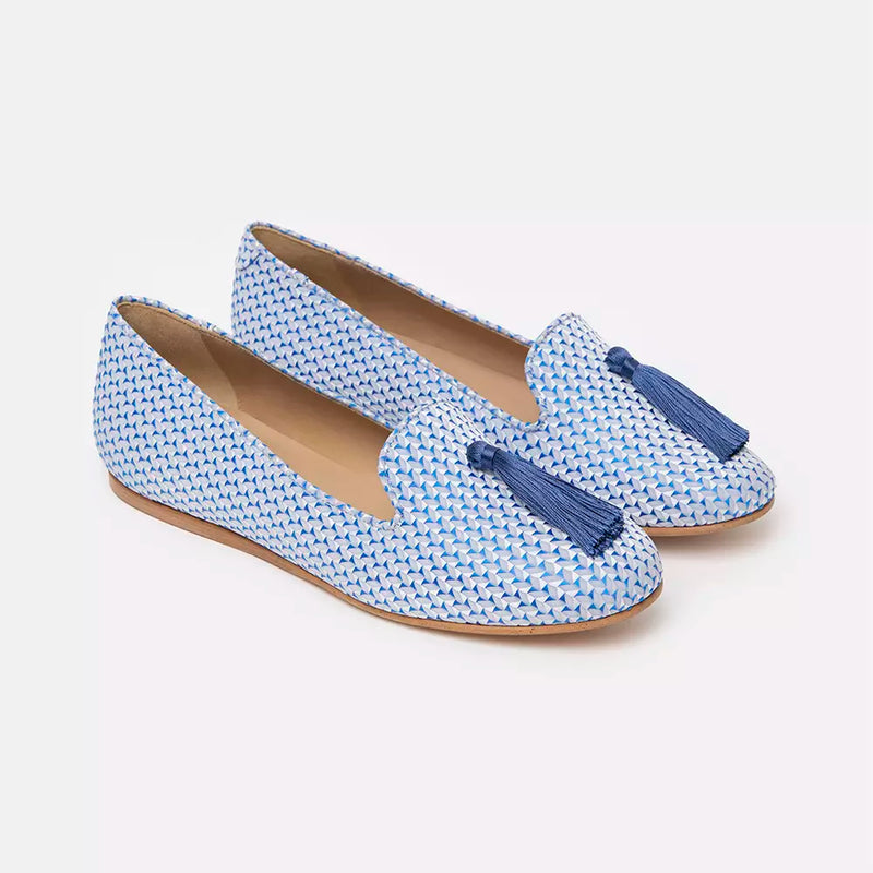 Light Blue Flat Shoe