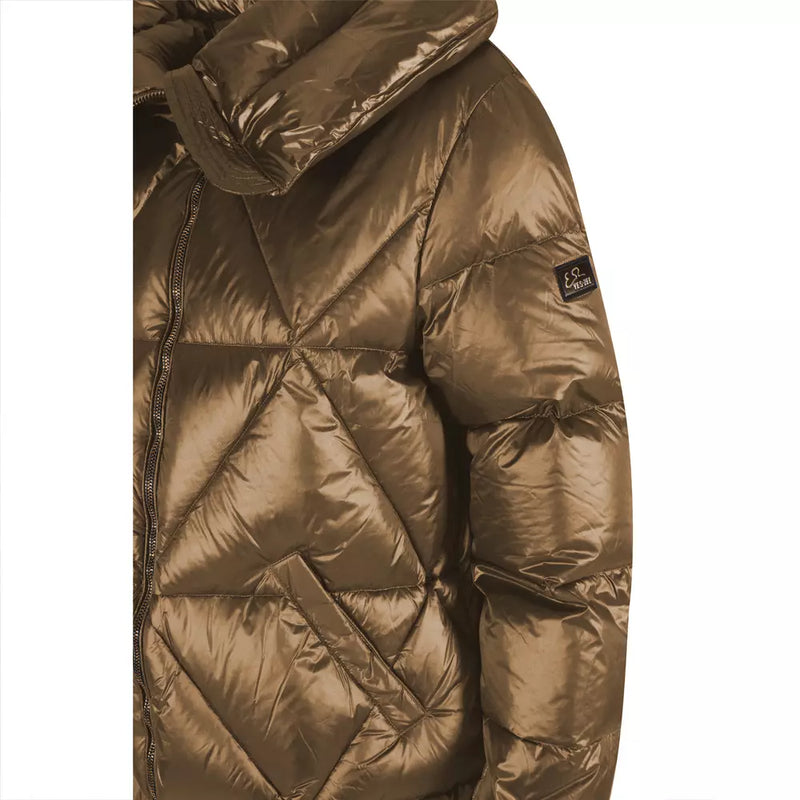 Brown Polyamide Jackets & Coat