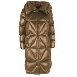 Brown Polyamide Jackets & Coat