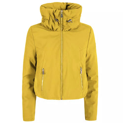 Yellow Polyester Jackets & Coat