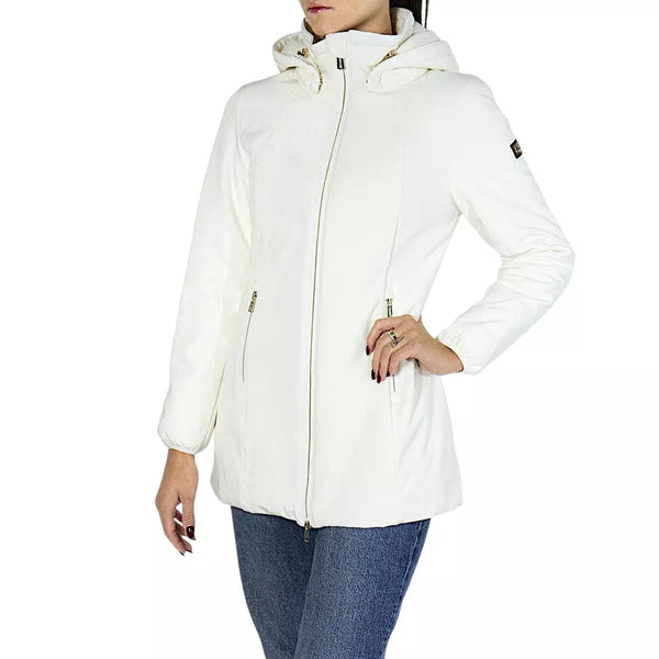 White Polyamide Jackets & Coat