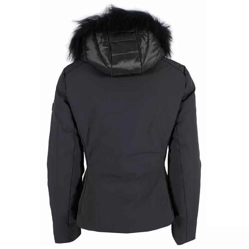 Black Polyamide Jackets & Coat